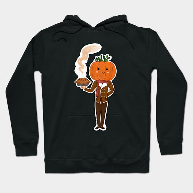 Mr. Pumpkin head sticker Hoodie by SanMade